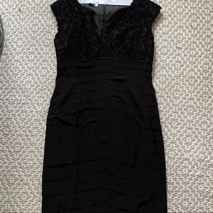 Black Dinner Dress with lace